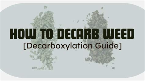 How To Decarb Weed Burman S Health Shop