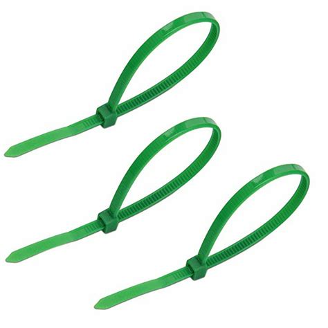 100 200 500 1000x Cable Ties Zip Ties Nylon UV Stabilised Bulk Green