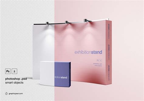 Free Simple Exhibition Stand Mockup PSD