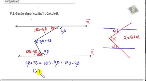 GeometrÍa Rectas Paralelas Y Ángulos Problema 1 Youtube