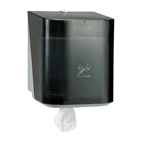 Scott Essential Center Pull Towel Dispenser Black Reliable