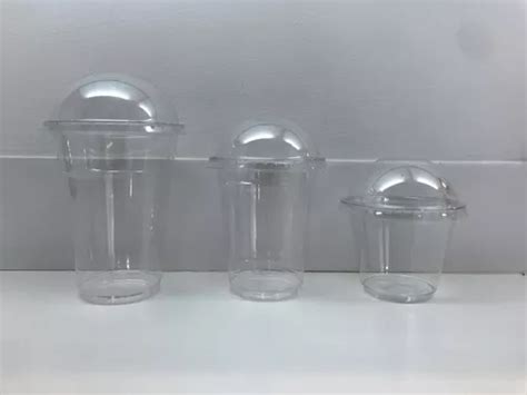 Vasos Plastico Desechables Con Tapa Domo Oz Mercadolibre