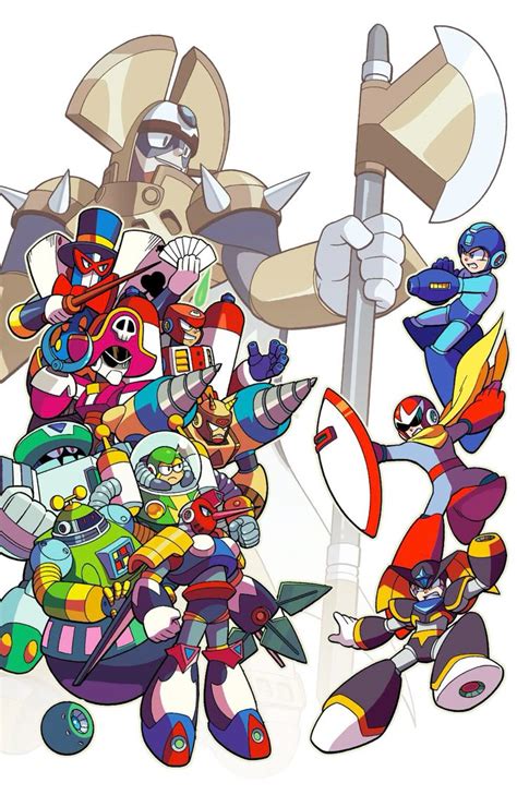 Megaman Protoman Y Bass Wallpapers Bonitos Megamen Ilustrações