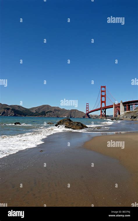 Baker Beach San Francisco Stock Photo Alamy