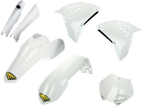 Cycra Complete White Plastic Powerflow Body Kit Cyc