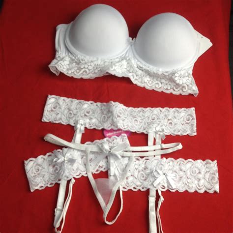 Conjunto De Lencería Blanco Linda Sexy4 Me Chic At A Discount