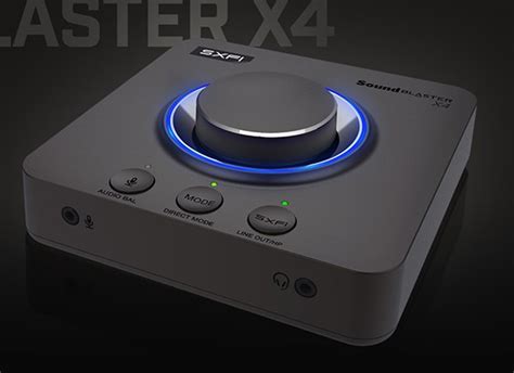 Creative Sound Blaster X4 Hi Res 71 Usb Dac And Amp For Pc And Mac