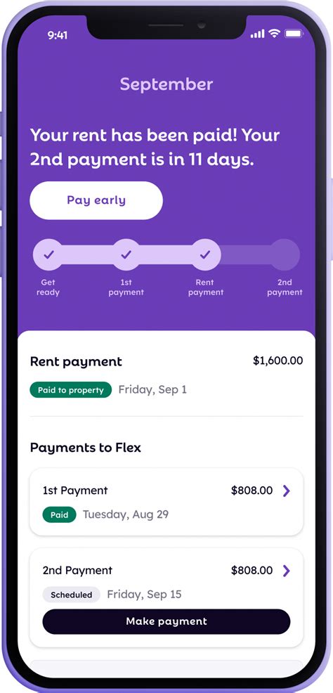 How It Works Flex Pay Rent On Your Own Schedule