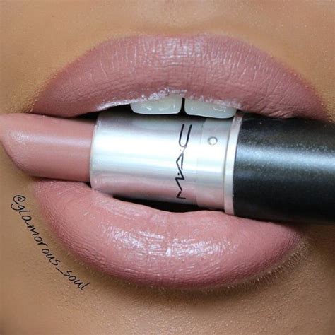 Mac Blankety Lipstick Is A Gorgeous Nude With Hints Of Both Peach And