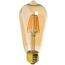 Żarówka LED E27 12W ST64 FILAMENT AMBER LEDisON pl