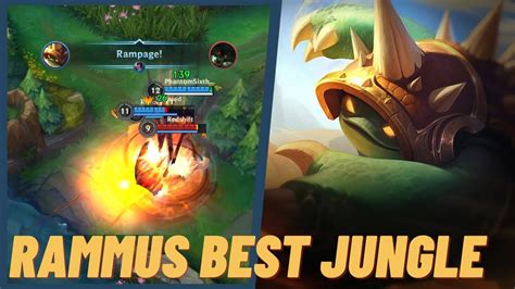 ONE SHOT RAMMUS WITH A SECRET BUILD Wild Rift Rammus Jungle Gameplay