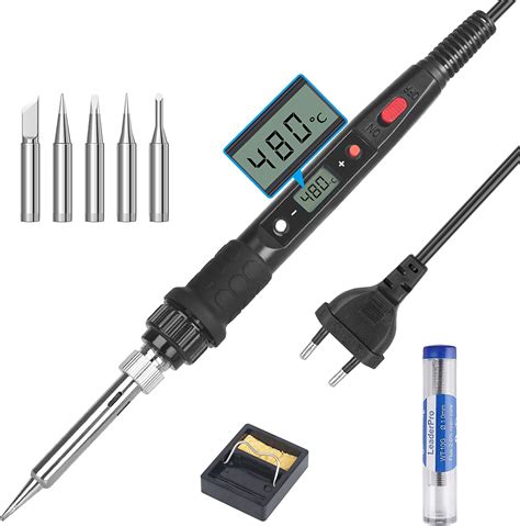 Wired Soldering Iron W Professional Soldering Iron Set With