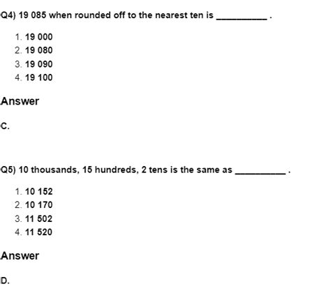 Class 4 Maths Number System Set 06 Olympiad Tester