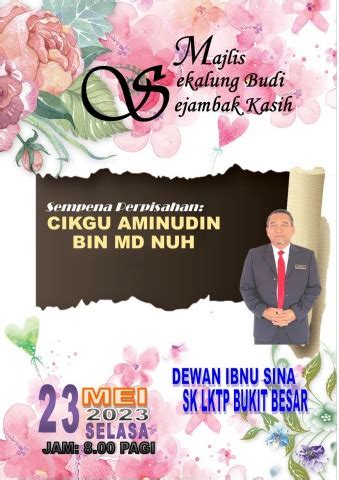 Buku Program Majlis Perpisahan Cikgu Amin G Flip Pdf Anyflip