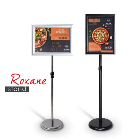 Roxane Stainless Steel Poster Stand Udo Basic Applied