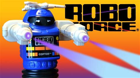 Robo Force Coptor Vintage Robot Toy Review YouTube