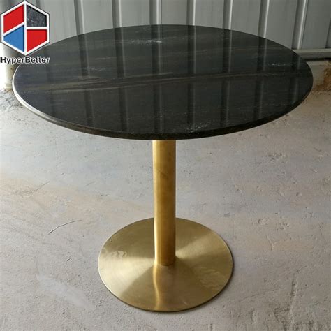 6 Seater Round Black Marble Dining Table Marble Table Supplier