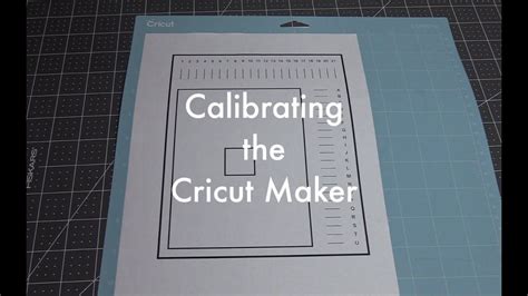 Calibrating The Cricut Maker Cricut Tutorials Cricut Videos Tutorial