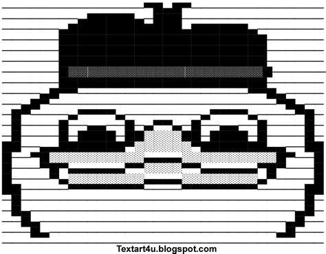 Dolan Duck Meme ASCII Art For Facebook | Cool ASCII Text Art 4 U