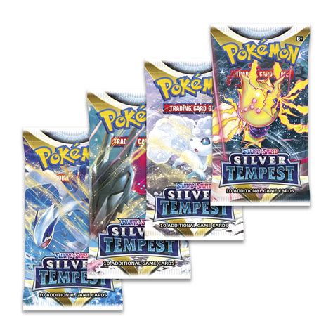 Pokémon Tcg Sword And Shield Silver Tempest Booster Pack 10 Cards