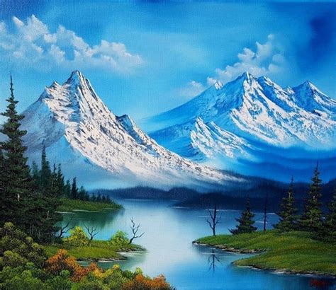 Landscape Paintings Acrylic, Nature Art Painting, Nature Paintings ...