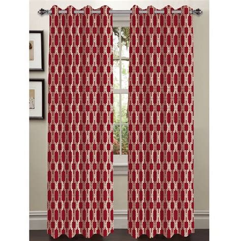 Wesley Faux Silk Grommet Curtain Panels