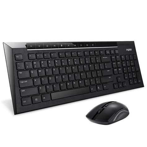 Rapoo P G Wireless Keyboard And Mouse Black Rp P Bk Mwave