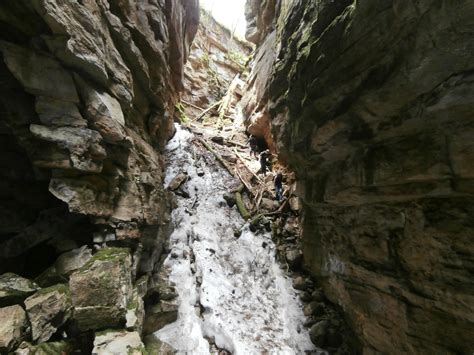 The ice caves of Ice Caves Mountain in Ellenville, NY. : r/caves