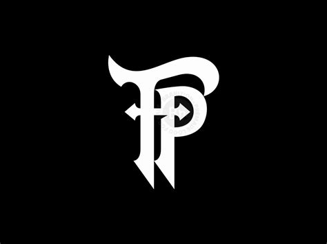 Stylish FP Monogram Logo - Branition