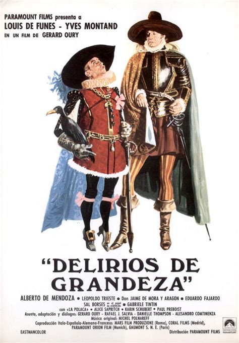 Affiche Espagnole Du Film La Folie Des Grandeurs Delirios De