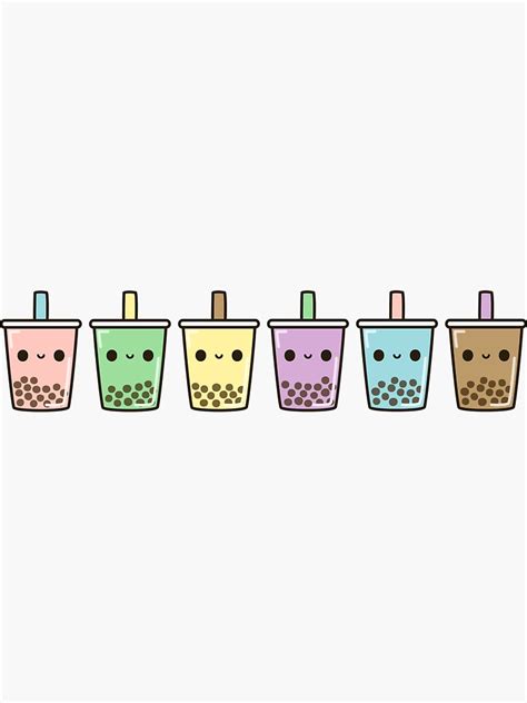 Bubble Tea Sticker By Peppermintpopuk Redbubble Tea Wallpaper Cute