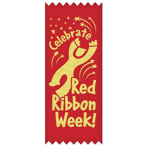 Celebrate Red Ribbon Week Standard Ribbons Nimco Inc