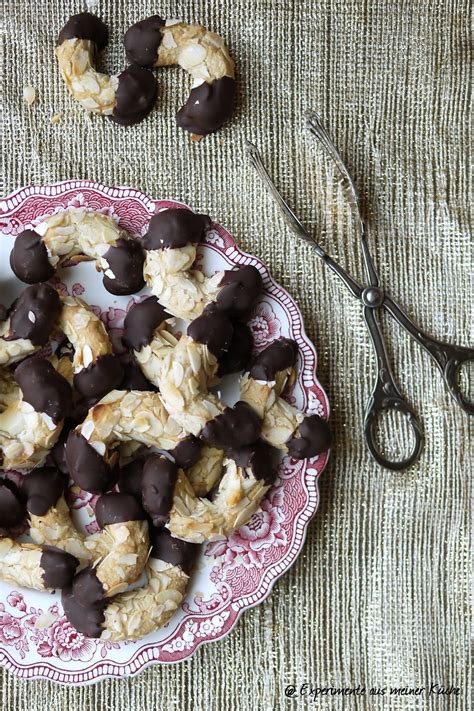 Experimente aus meiner Küche Mandel Lebkuchen Hörnchen