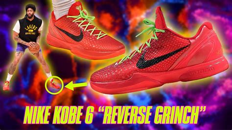 Nike Kobe 6 Protro Reverse Grinch First Look Youtube