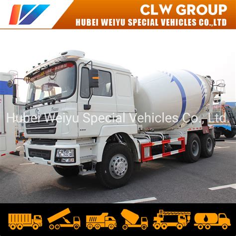 Shacman F3000 6X4 Concrete Mixer Truck 12cbm Self Loading Cement Mixer