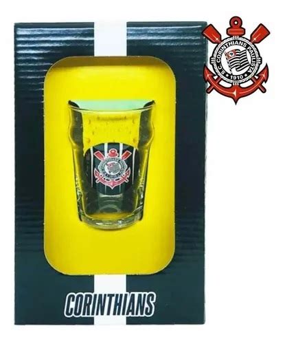 Copo De Vidro Pub Corinthians Ml Allmix Papelaria Criativa