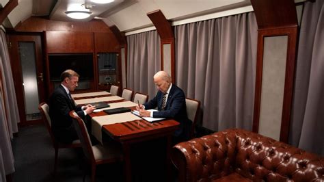 Train Transporting Biden In Ukraine Now Dubbed ‘rail Force One Cnn