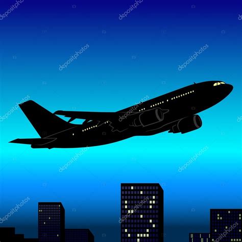 Plane Takeoff — Stock Vector © Dero2010 3173850