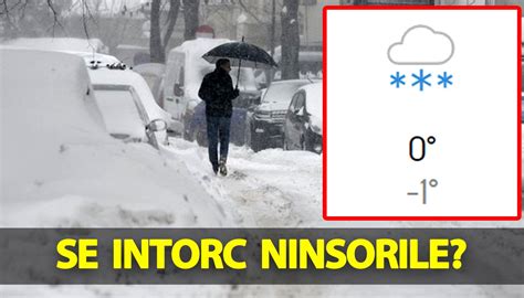 Meteorologii Accuweather Au Modificat Prognoza Se Ntorc Ninsorile N