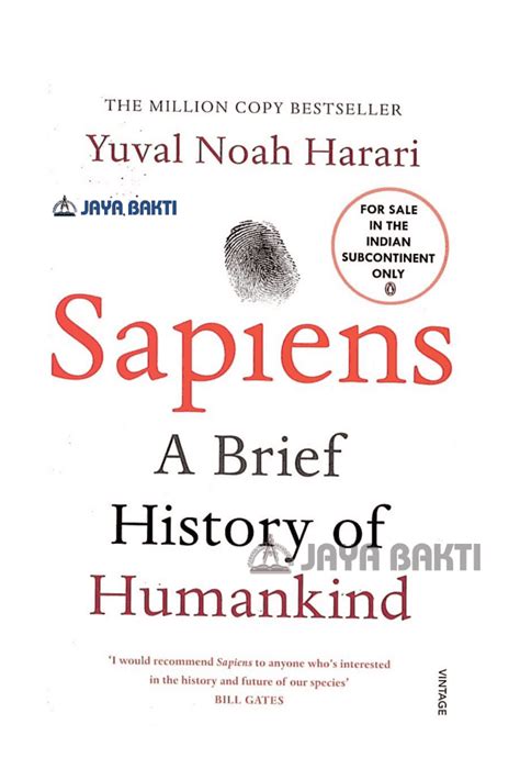Sapiens : A Brief History Of Humankind In English - Jaya Bakti