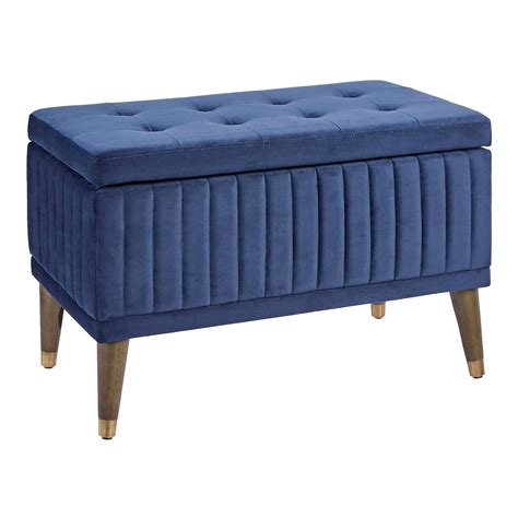 First Hill Fhw Microfiber Upholstered Ottoman Bench With