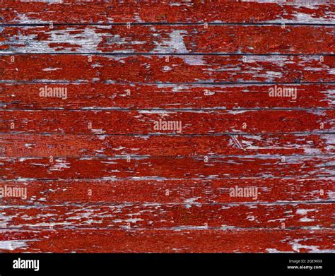 Color Peel Wood Texture Old Wooden Painted Light Red Rustic Fence