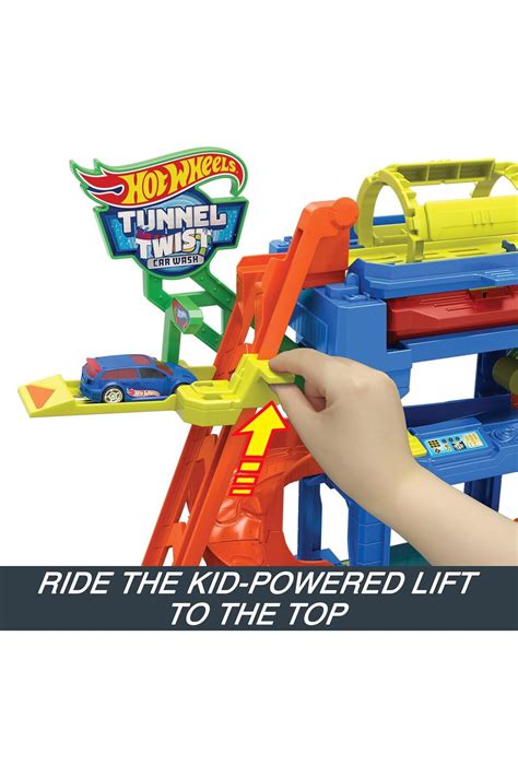 Cici Oyuncak Color Shifters Track Set Tunnel Twist Car Wash Hot Wheels Araba Yıkama New 2024
