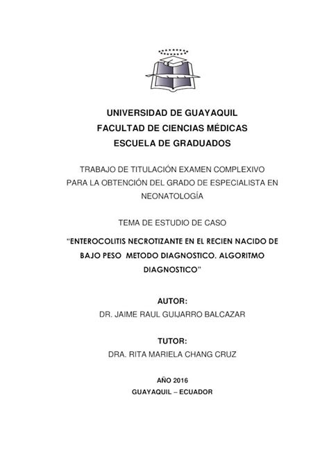 Pdf Universidad De Guayaquil Facultad De Ciencias M Dicas