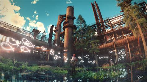 SideTrip : The Mill by Yuya TakedaHe followed the fish to an abandoned ...