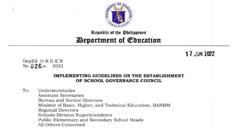 Deped Order No 35 S 2022