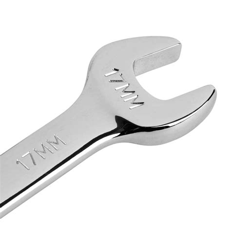 Buy 17mm Combination Stainless Steel Reversible Ratcheting Spanner Wrench