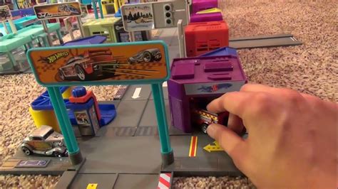 Ultimate Hot Wheels City Sets Collection A Drive Through Town Youtube