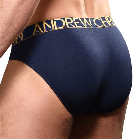 Andrew Christian Slip Almost Naked Happy Modal Bleu Marine Inderwear