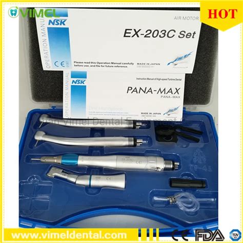 Nsk Pana Max Dental Push High Low Speed Turbine Handpiece Student Kit